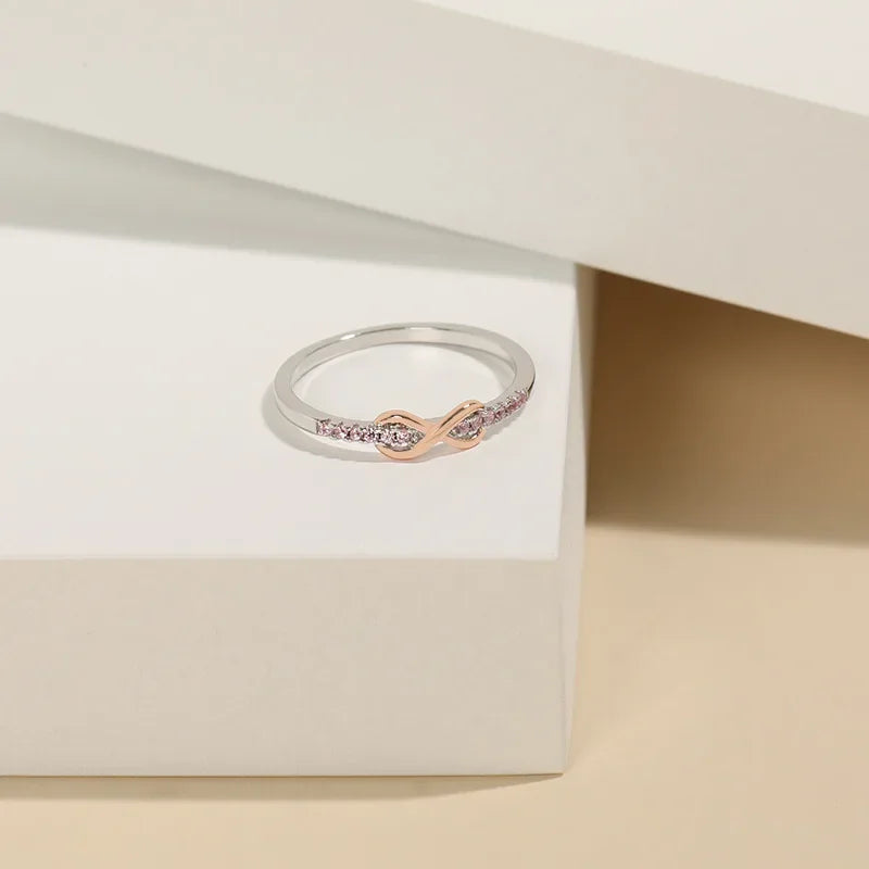 Glamora World – 925 Sterling Silver Infinity Knot Ring