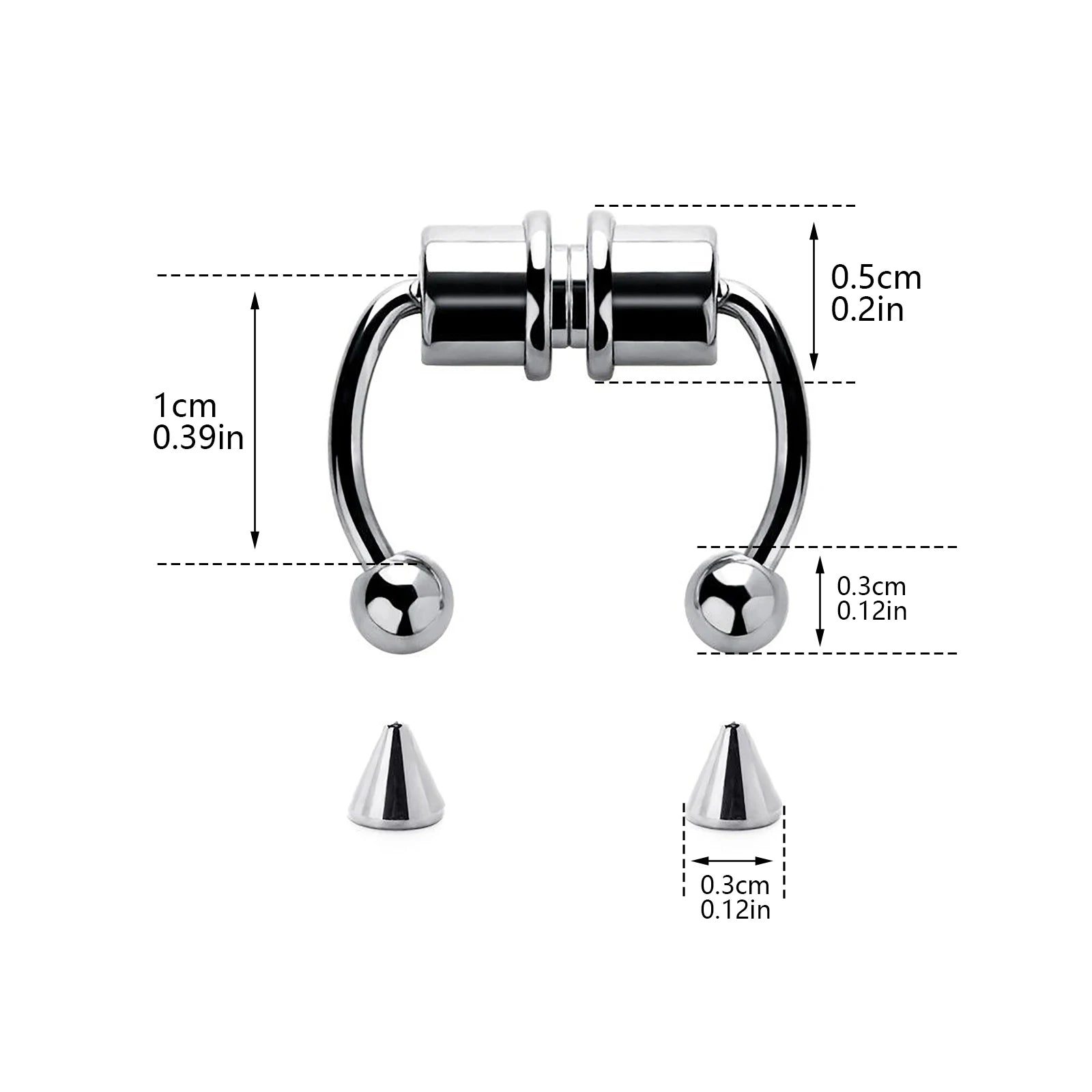 Trendy Magnetic Nose Rings – No Piercing Needed - Glamora World