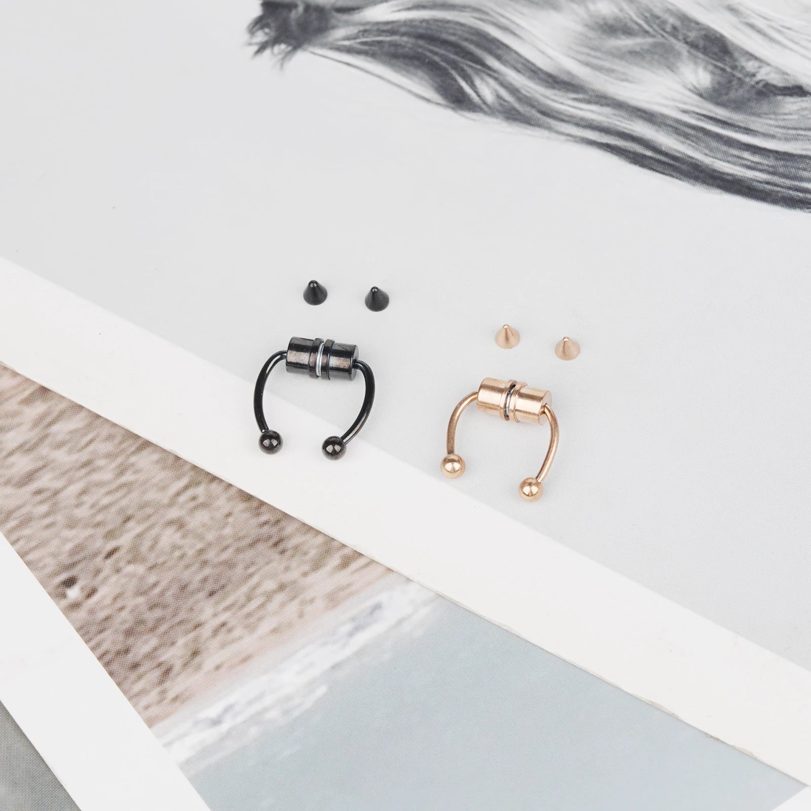 Trendy Magnetic Nose Rings – No Piercing Needed - Glamora World