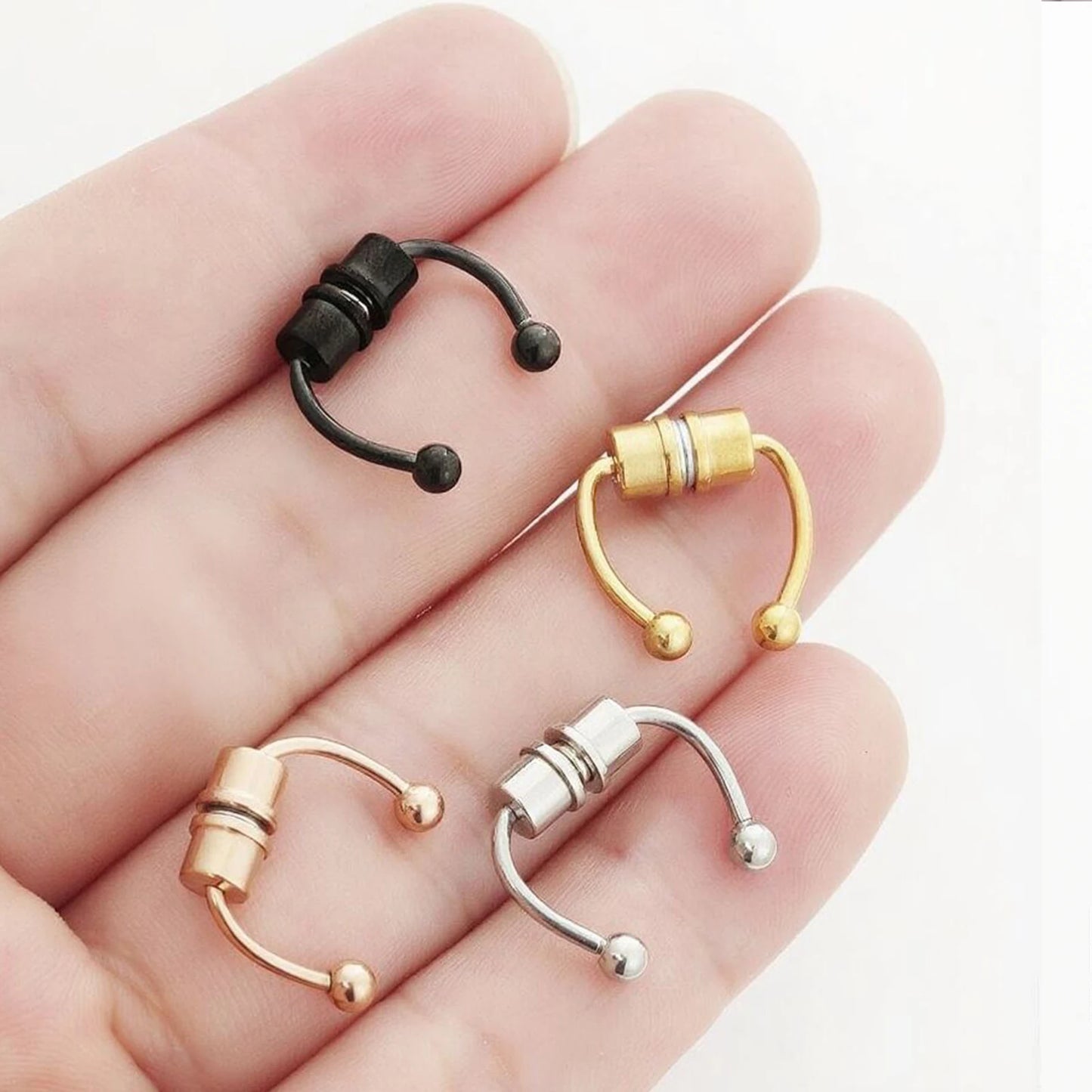 Trendy Magnetic Nose Rings – No Piercing Needed
