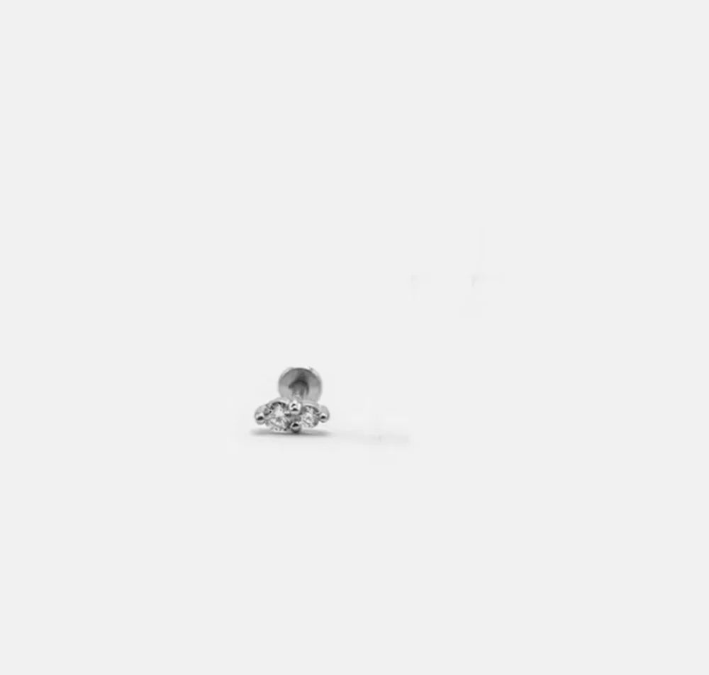 Elegant 925 Sterling Silver Zircon Stud Earrings for Women
