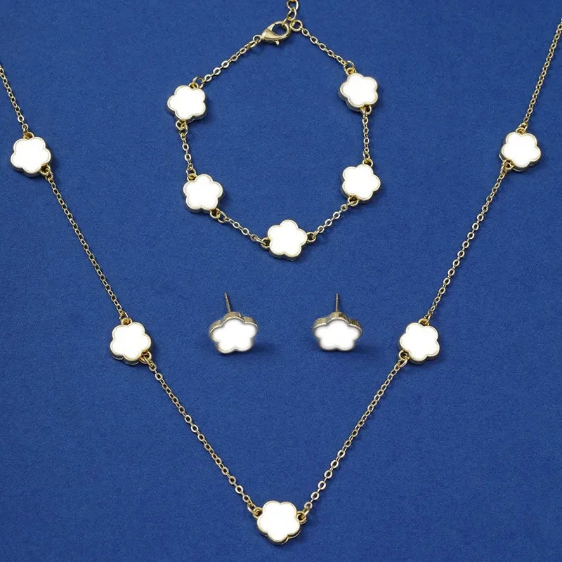 Lucky Clover Jewelry Set (3 Pieces)