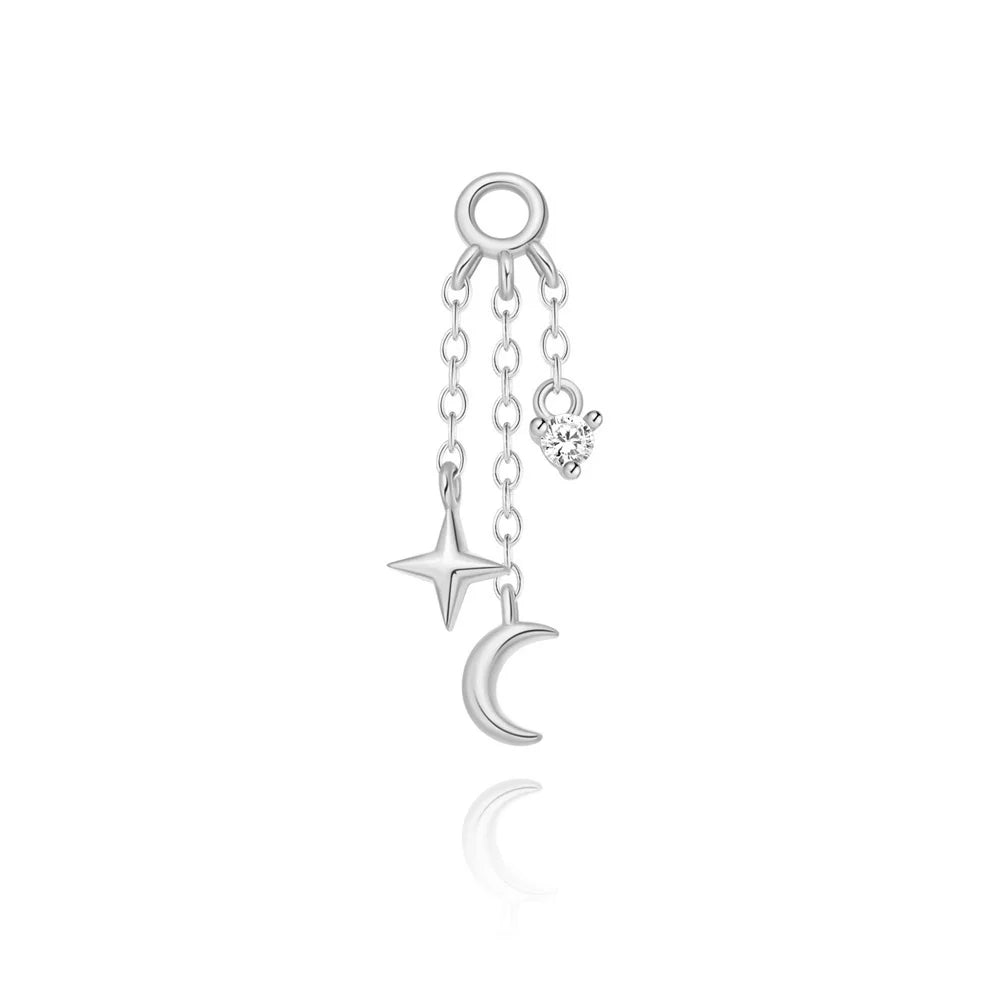 Elegant 925 Sterling Silver Zircon Stud Earrings for Women