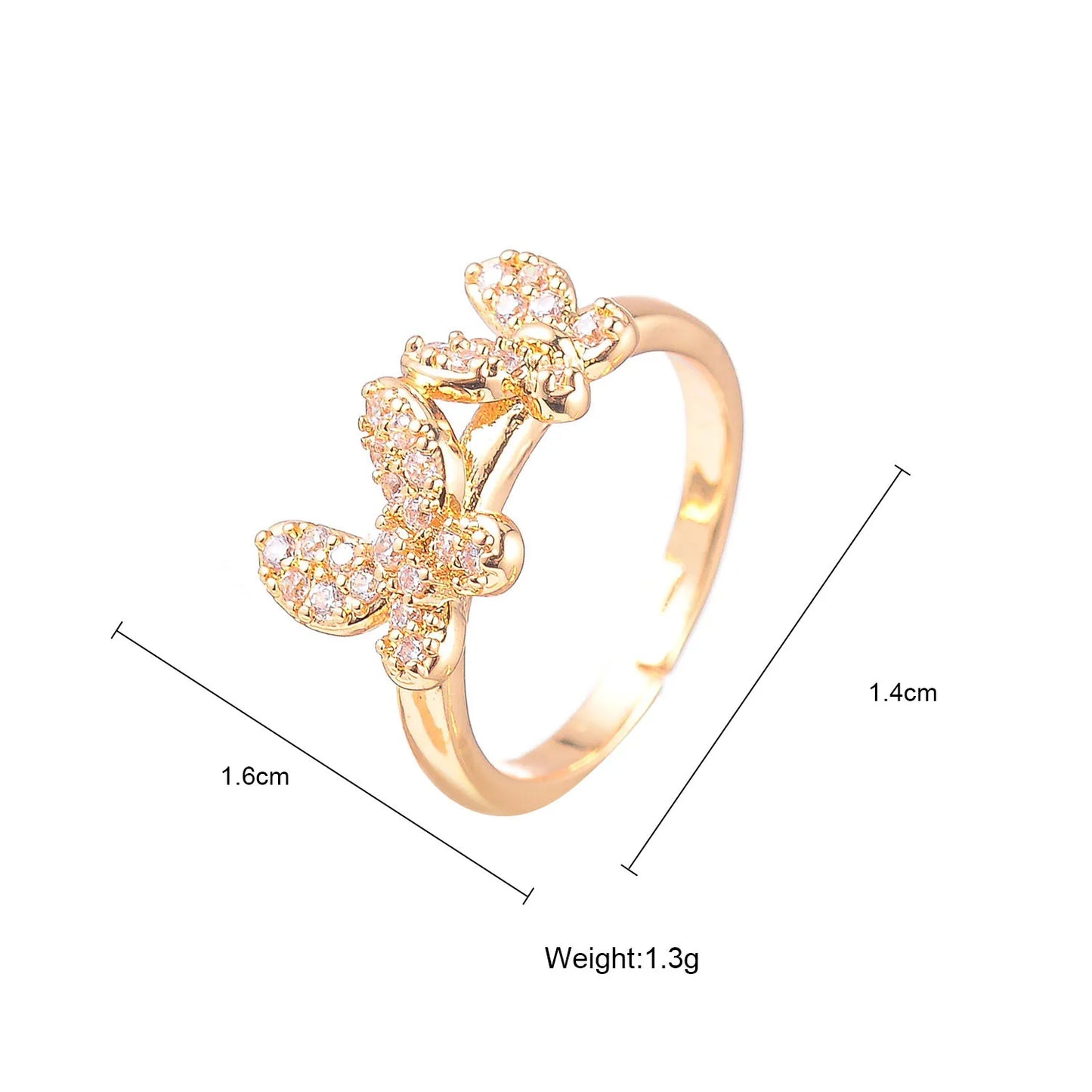 Sweet Butterfly Kids Ring – Gift for Girls