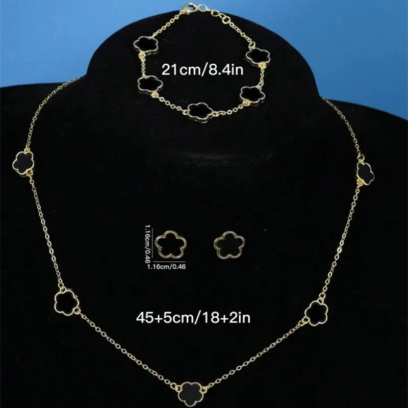 Lucky Clover Jewelry Set (3 Pieces)