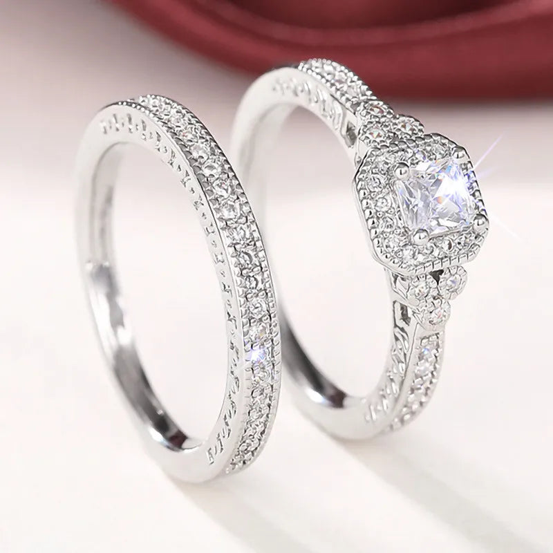 💍 Glamora World – 925 Sterling Silver Zircon Ring