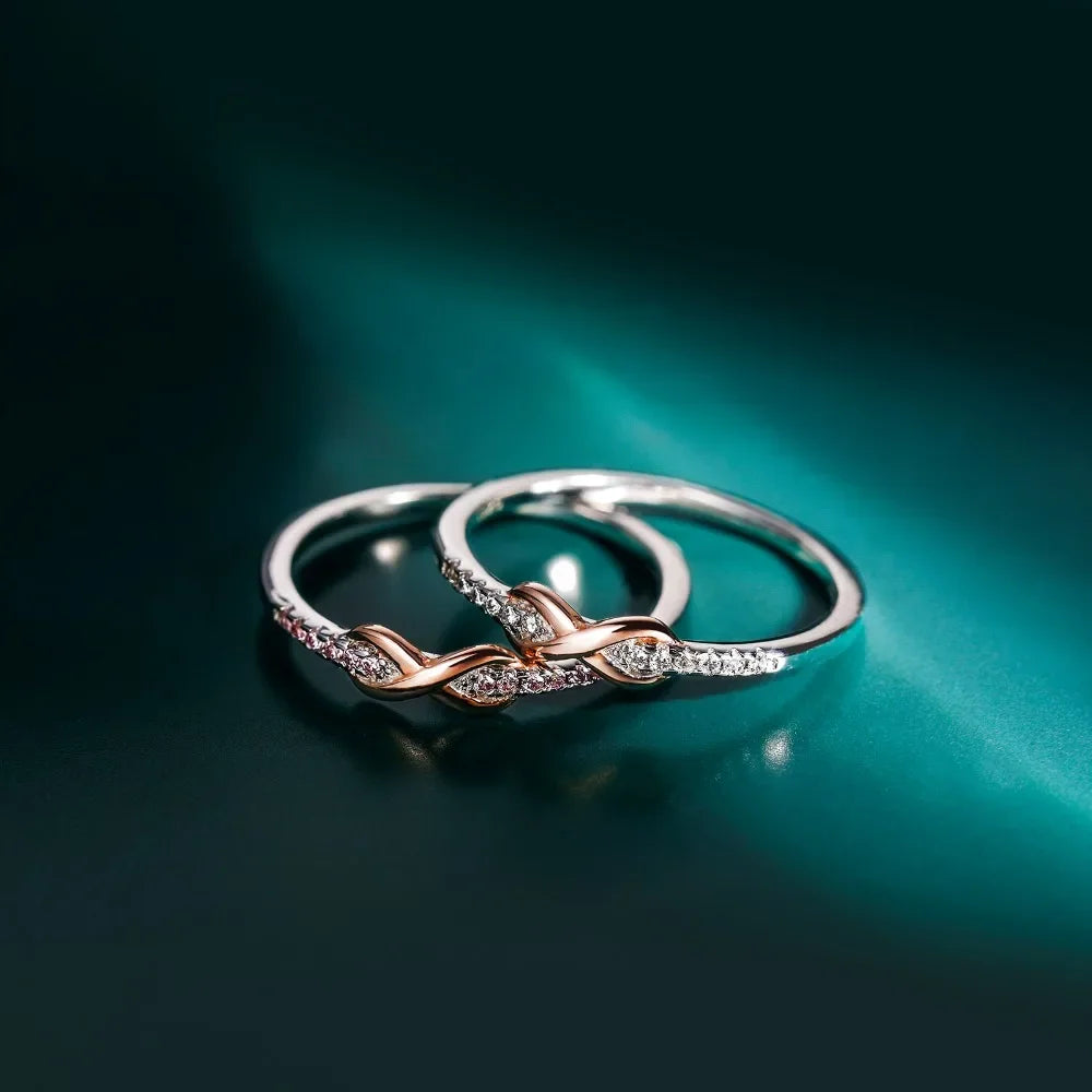 Glamora World – 925 Sterling Silver Infinity Knot Ring
