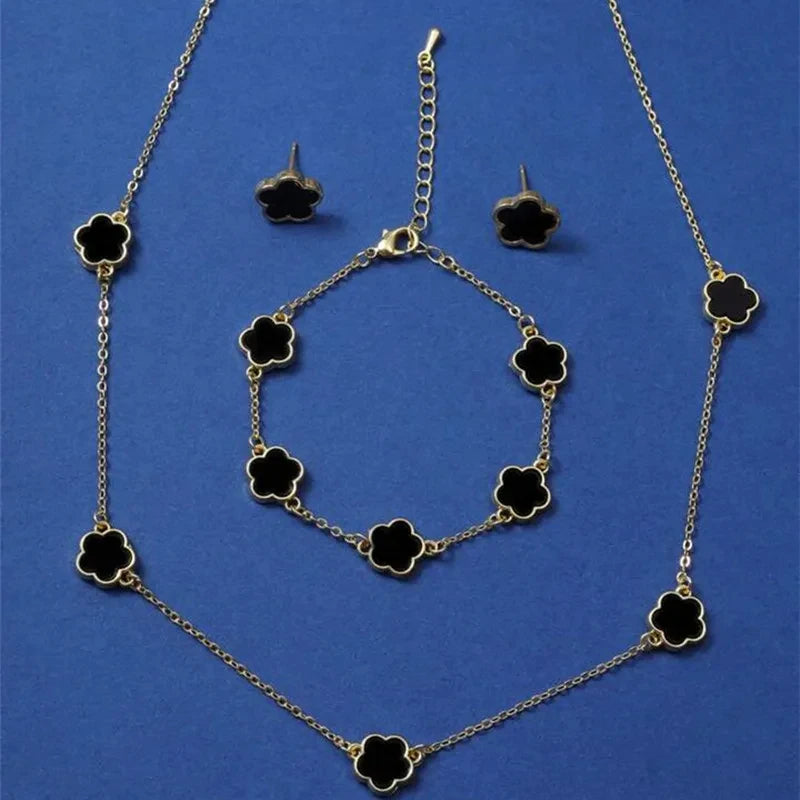 Lucky Clover Jewelry Set (3 Pieces)