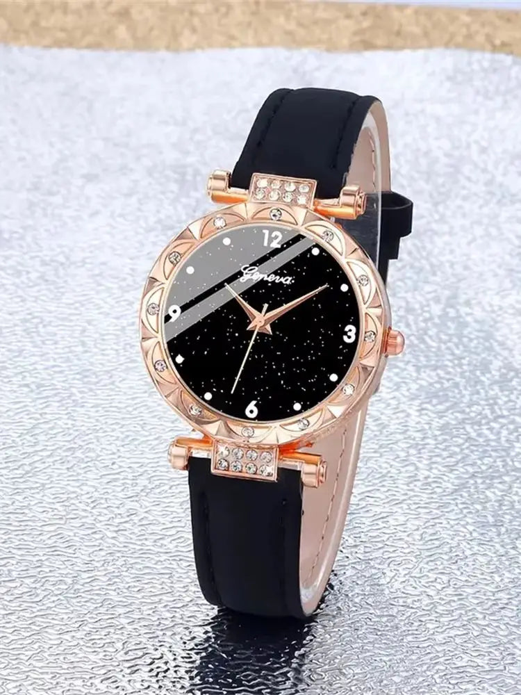 Elegant Women’s Luxury Watch & Jewelry Set
