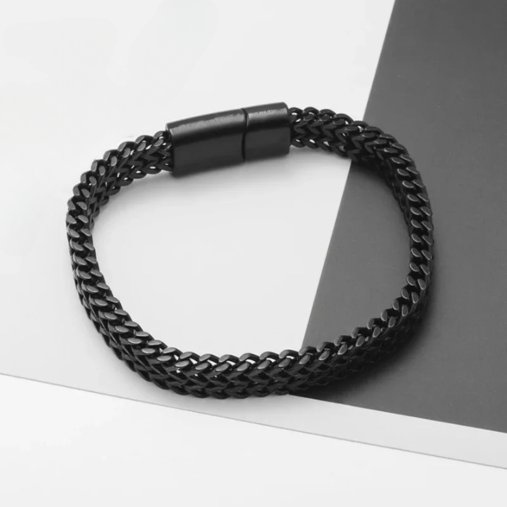 Men’s Stainless Steel Chain Bracelet – Hip Hop Punk Style | 19cm / 21cm / 23cm