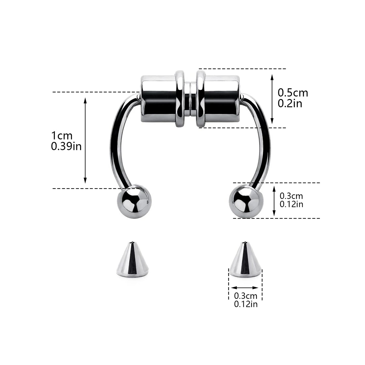 Trendy Magnetic Nose Rings – No Piercing Needed