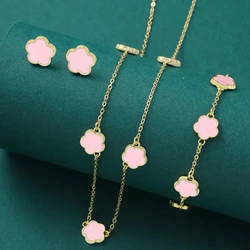 Lucky Clover Jewelry Set (3 Pieces)