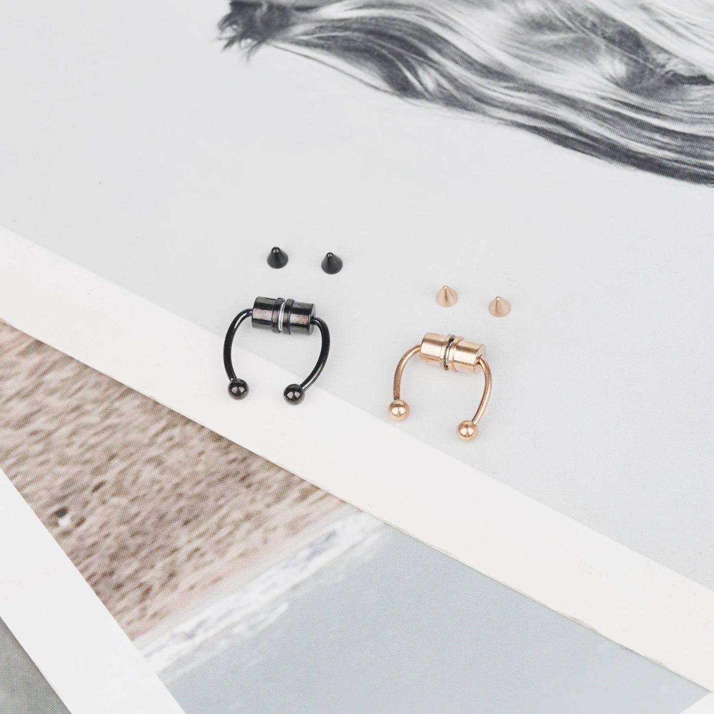 Trendy Magnetic Nose Rings – No Piercing Needed